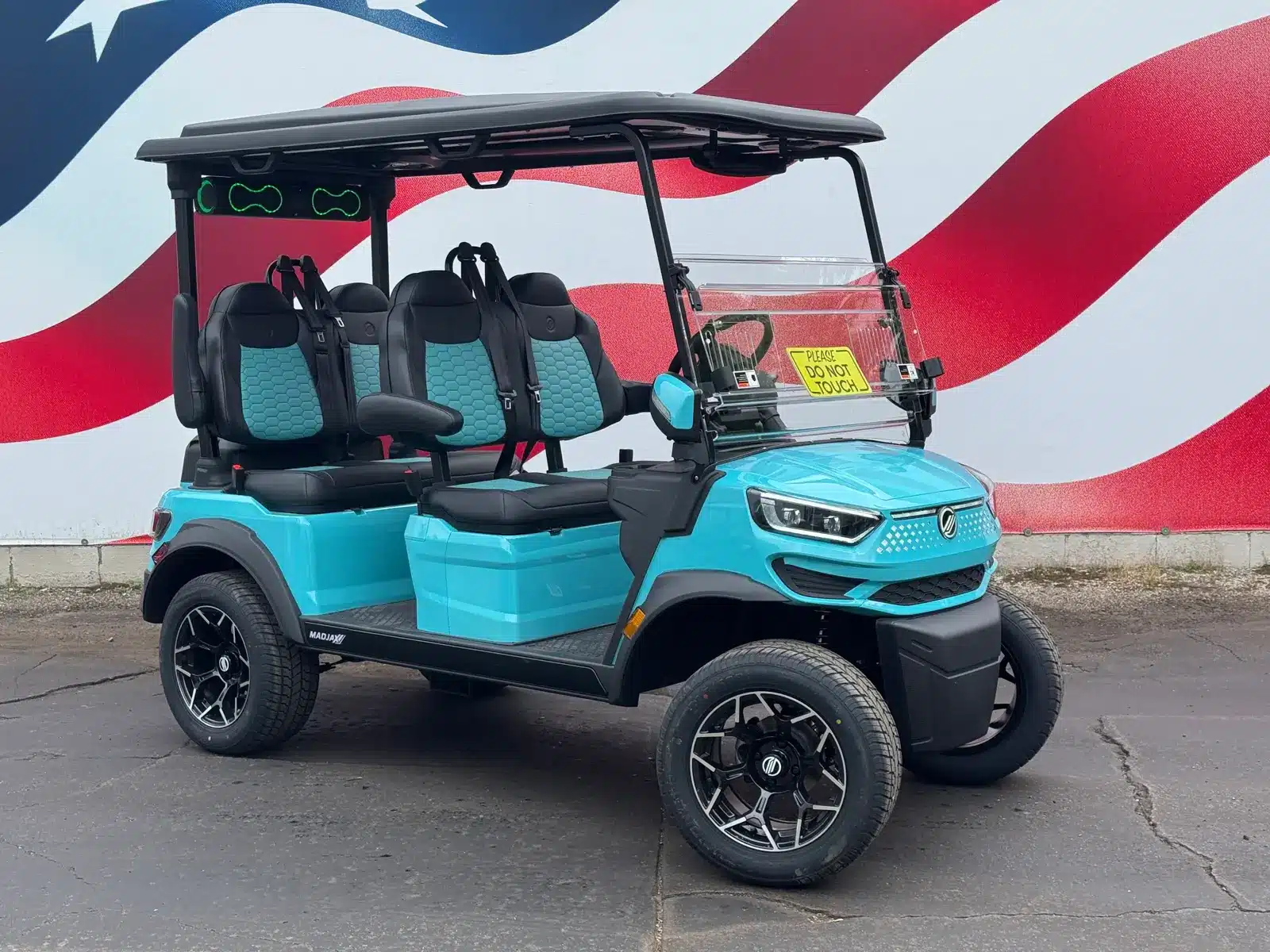 Custom golf cart interior upgrades at Glenn's Golf Car Central Ohio